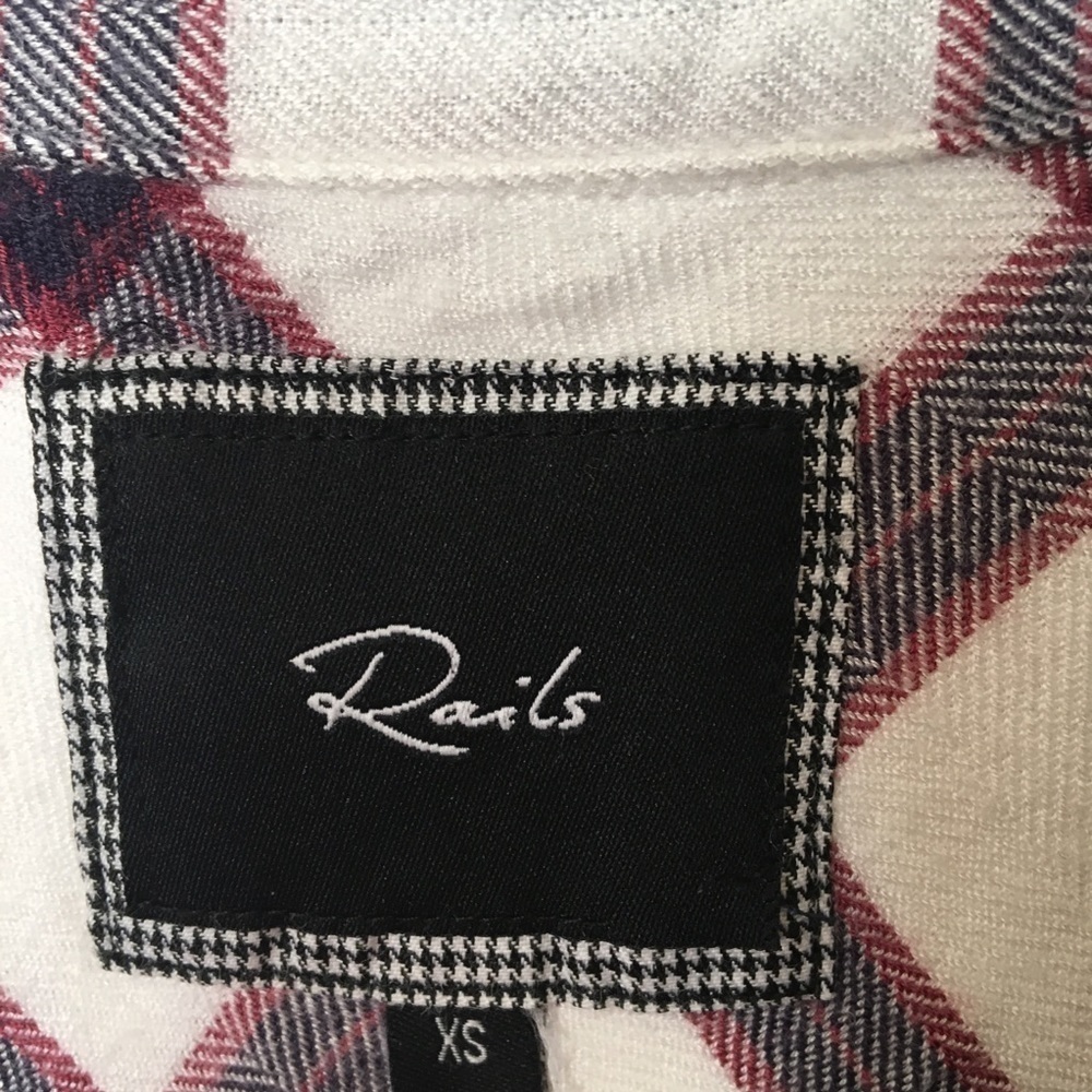 Rails Button Down Flannel Size Extra Small - image 2